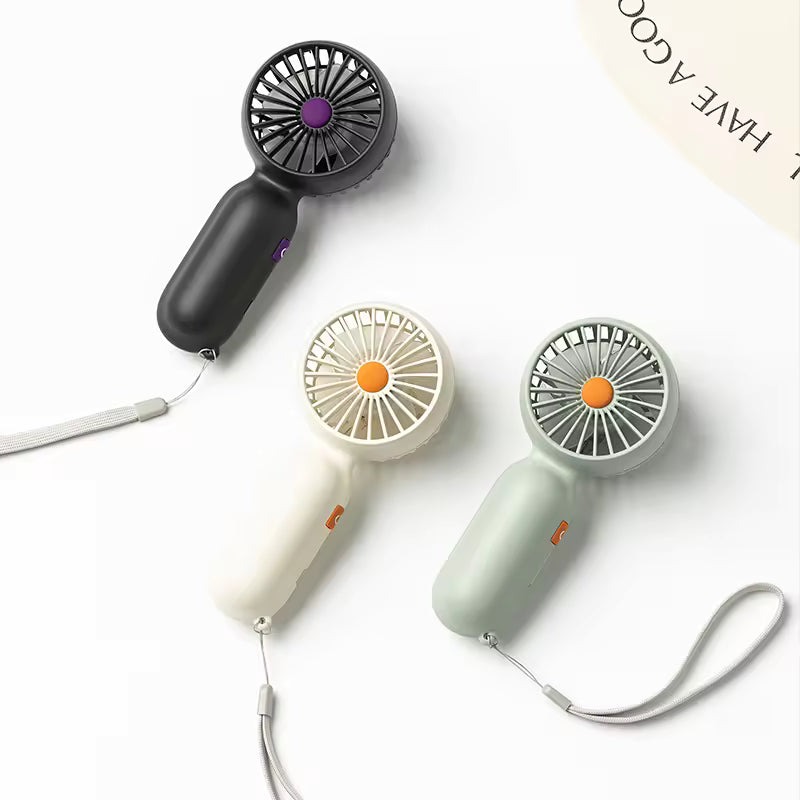 1200mAh battery handheld fan usb charging personal pocket fan mini portable small fan