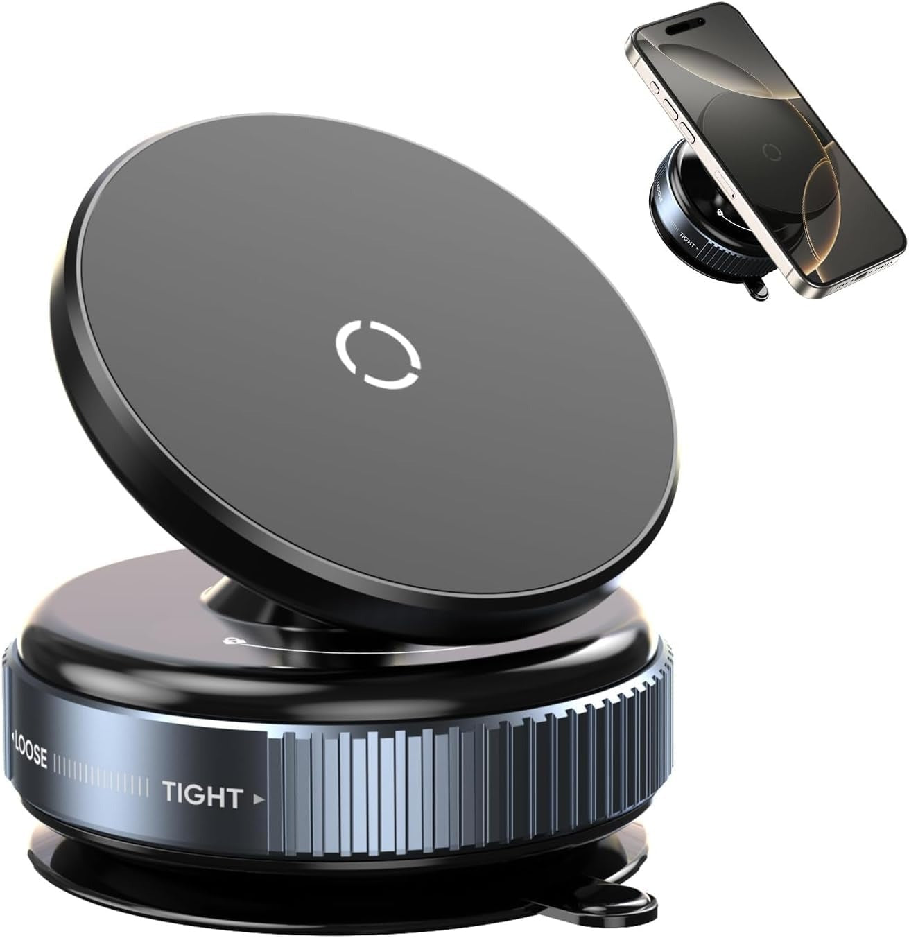 Magnetic Vaccum Car Phone Holder